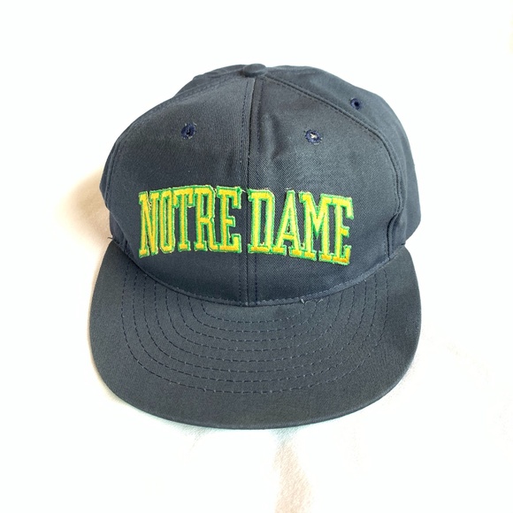 Notre Dame Vintage Made in USA Snapback Hat - Picture 1 of 7